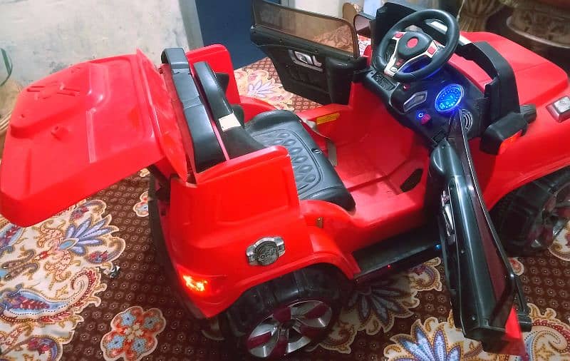 Big size KIDs Baby jeep car imported Good condition opening doors+digi 7