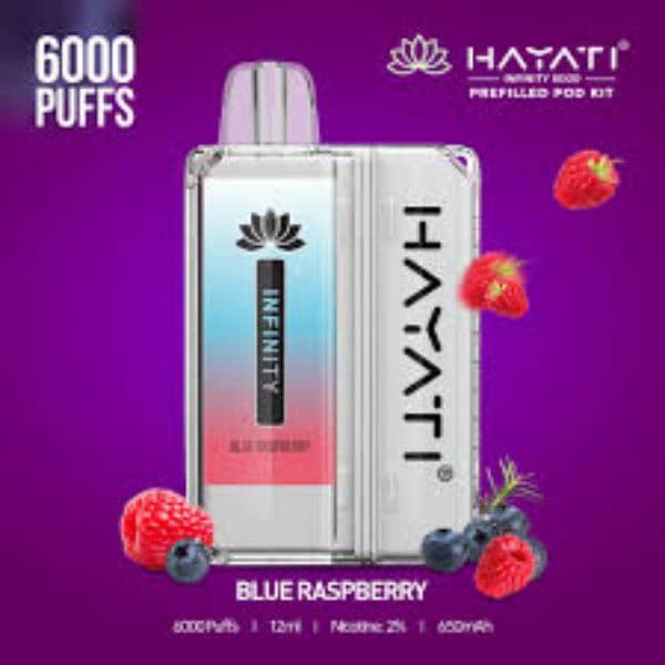 hayati infinity pod 6k puff 1