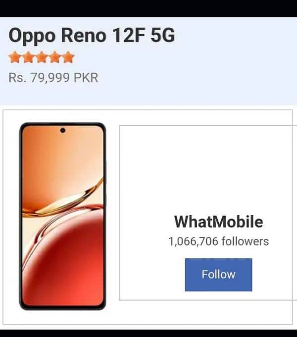 oppo Reno 12f 5G mobile 6