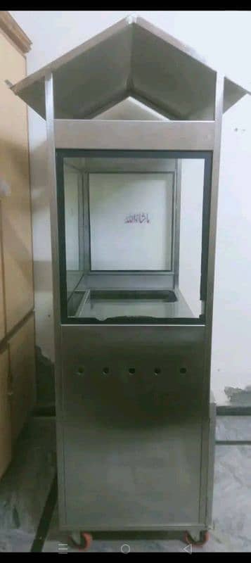 steel counter with imported mirror 1