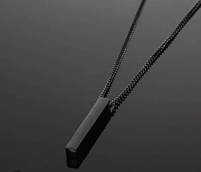 Vnox 3D vertical Bar Necklaces 2