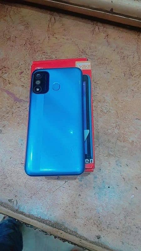 itel A27 2/32  sky blue colour 0