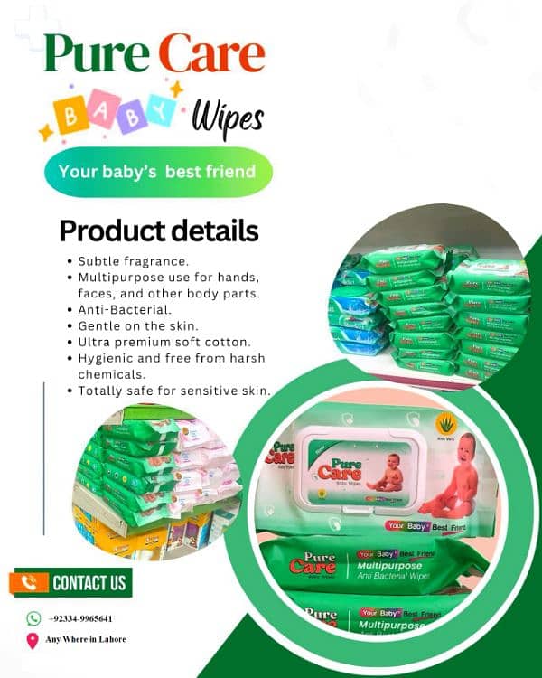 Pure Care best quality baby wipes 3