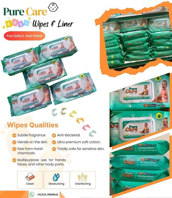 Pure Care best quality baby wipes 4