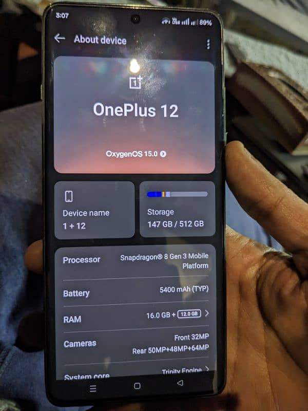 One plus 12 official Pta approved 6