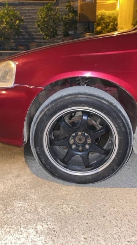 16 Inch Monoblock Rims+Tyres 1