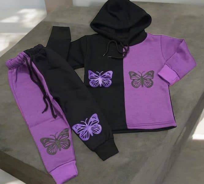 Kids winter tracksuits in fleece 1