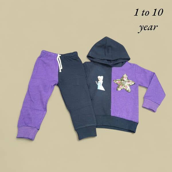 Kids winter tracksuits in fleece 6