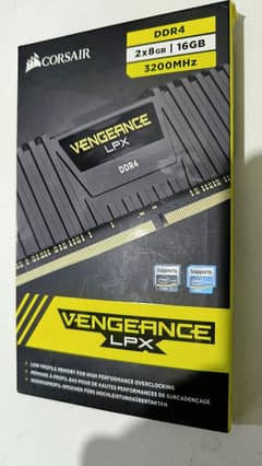 corsair vengeance lpx 16gb DDR4 (8gb x 2) (3200Mhz)