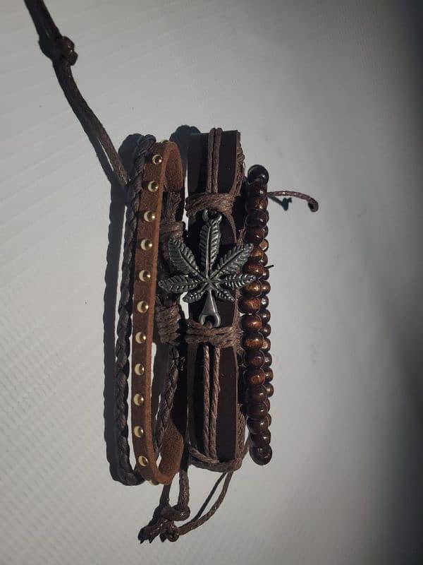 MEN'S LEATHER BRACELET - MEN'S JEWELRY - MEN'S 1