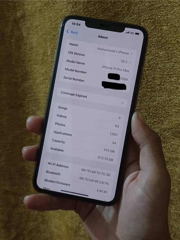 iPhone 11 Pro Max 512Gb Pta Approved 6