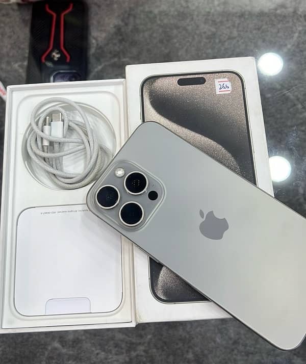 IPhone 15pro max 256GB Pta Approved 0