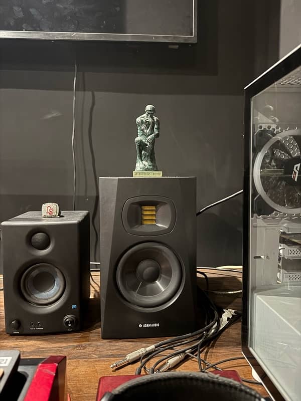 Adam Audio, studio monitors, adam audio t5v, pro studio monitors,m 0