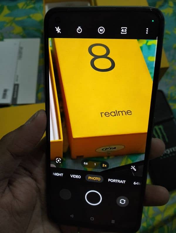 Realme 8 8-128 dual sim official Lush Condition Super AMOLED 5000mah 5