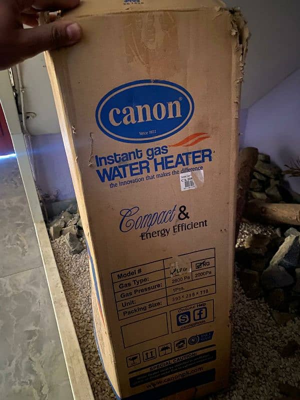 cannon instant gas water heater 1