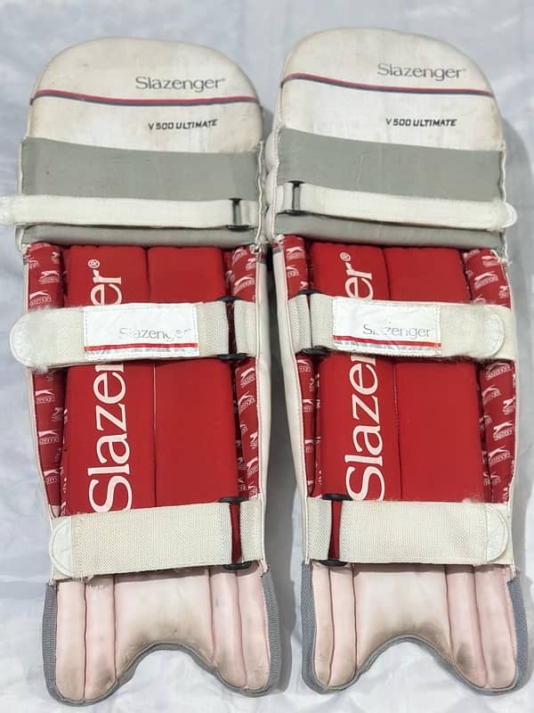 Slazenger original batting pads 1