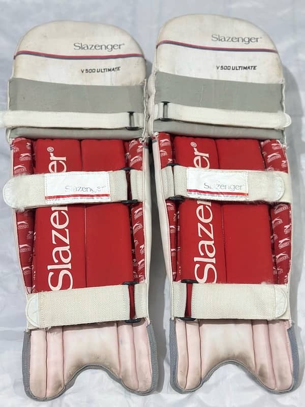 Slazenger original batting pads 9