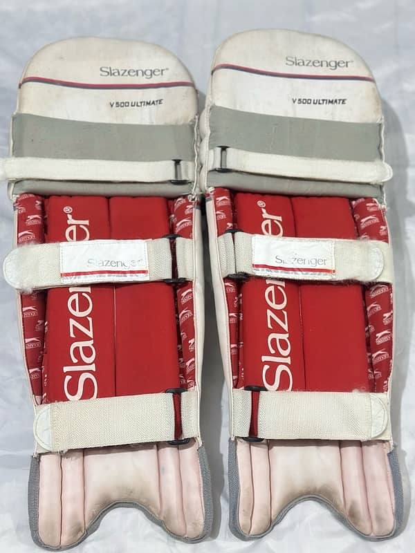 Slazenger original batting pads 10