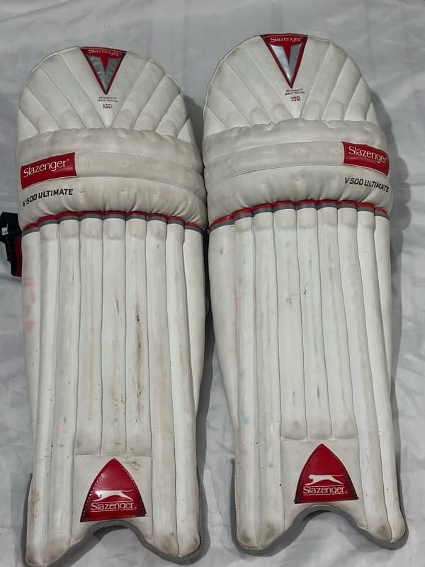 Slazenger original batting pads 11