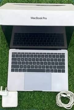 MacBook Pro Box with charger good condition 2017 WhatsApp(03274117805)