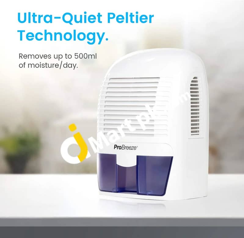 ProBreeze® 1500ml Dehumidifier Removes Humidity 550ml/Per Day 2