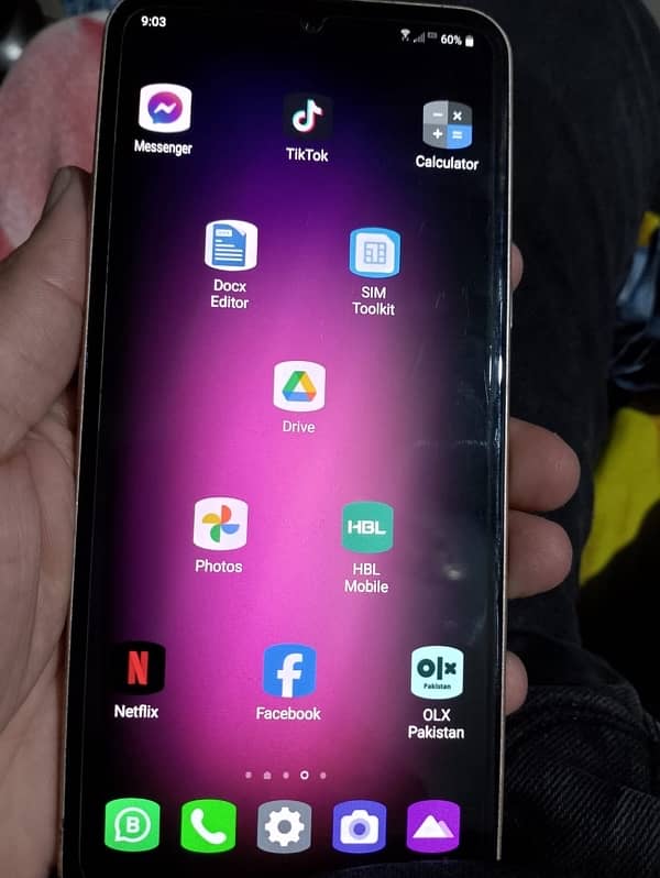 LG v60 thinQ 5G back crack aur patch hony wala 0