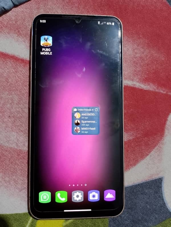 LG v60 thinQ 5G back crack aur patch hony wala 1