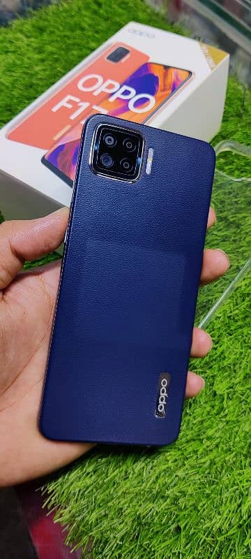 OPPO F17 8/128 , PTA approved , complete box 10/10 , Navy Blue 1