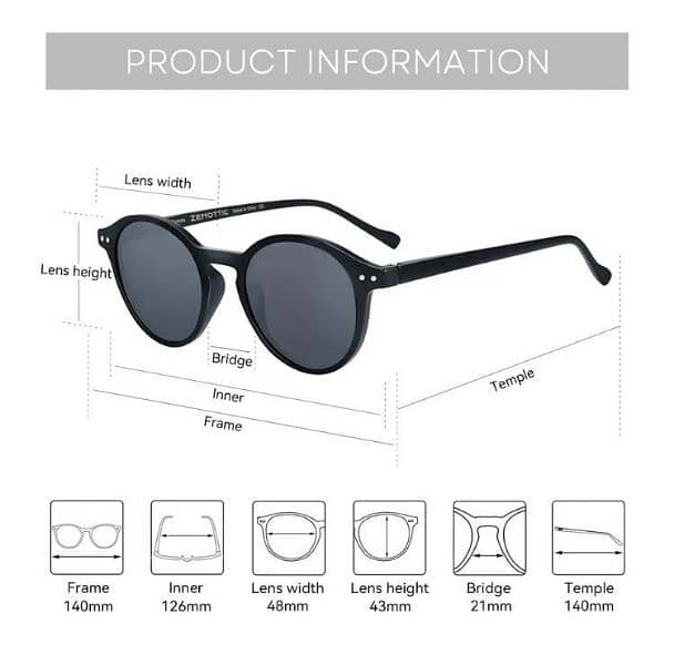 Sunglasses for sun Radiations 4