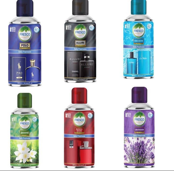 Fresco Automatic Spray Refill New: Lavender | Oud | Rose | Dunhill Des 0