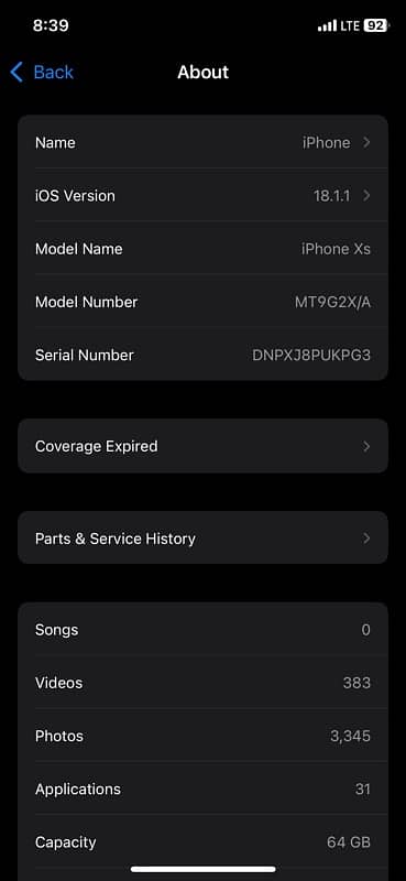 iphone xs dual sim pta approved 5