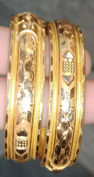 Gold Bangles (kangan) 22 carat 2 tola and 1 ratti 1