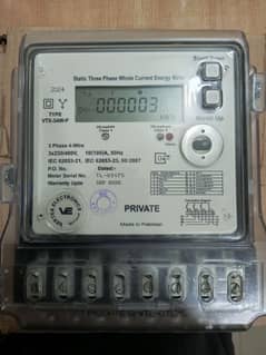 Vertax three phase Meter VTX-34W