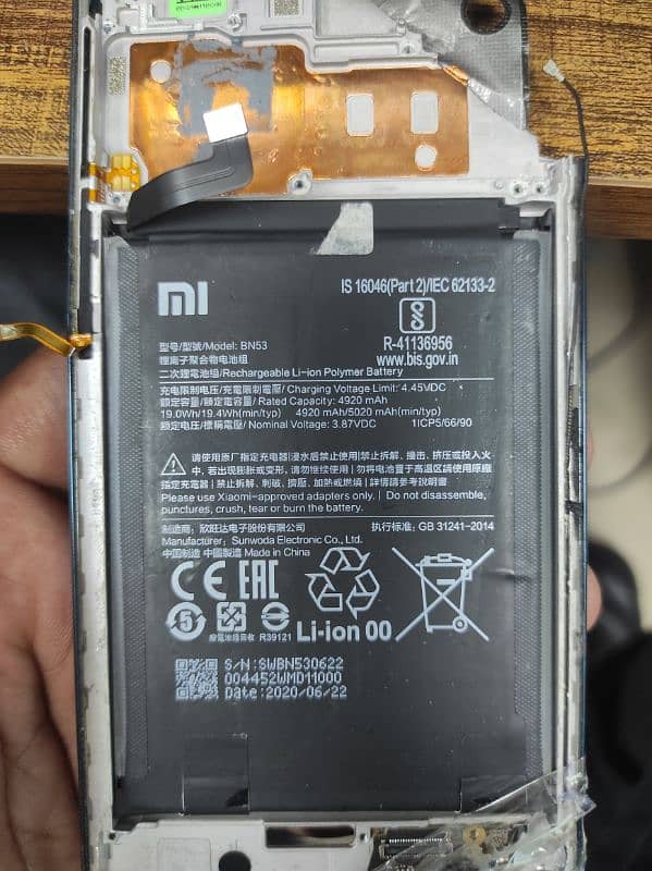 Redmi Note 9 Pro Original Battery 5020mah 1