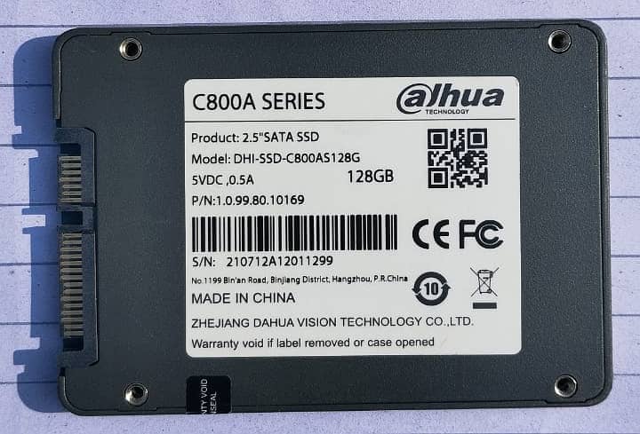 Dahua Sata ssd 128GB (100% health and condition) 2