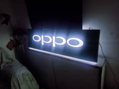 Oppo logo board