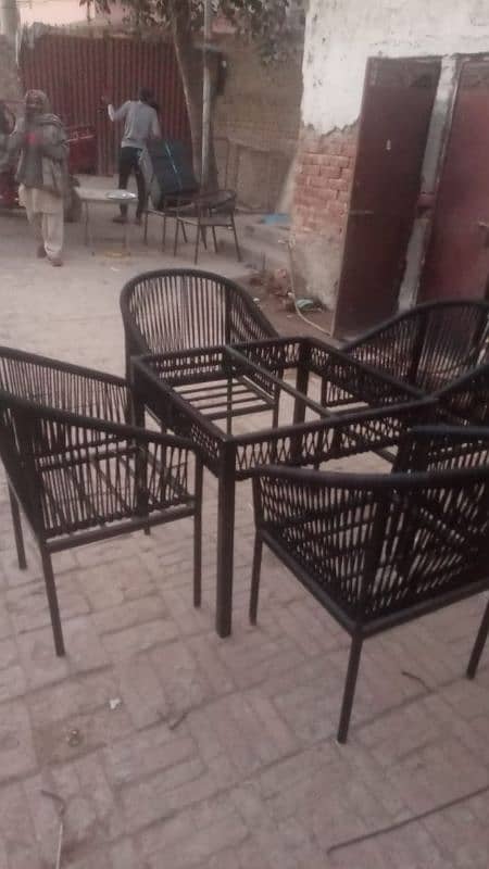 Outdoor Garden Chairs/Rattan sofa set/Roop sofa set/UPVC chairs 4