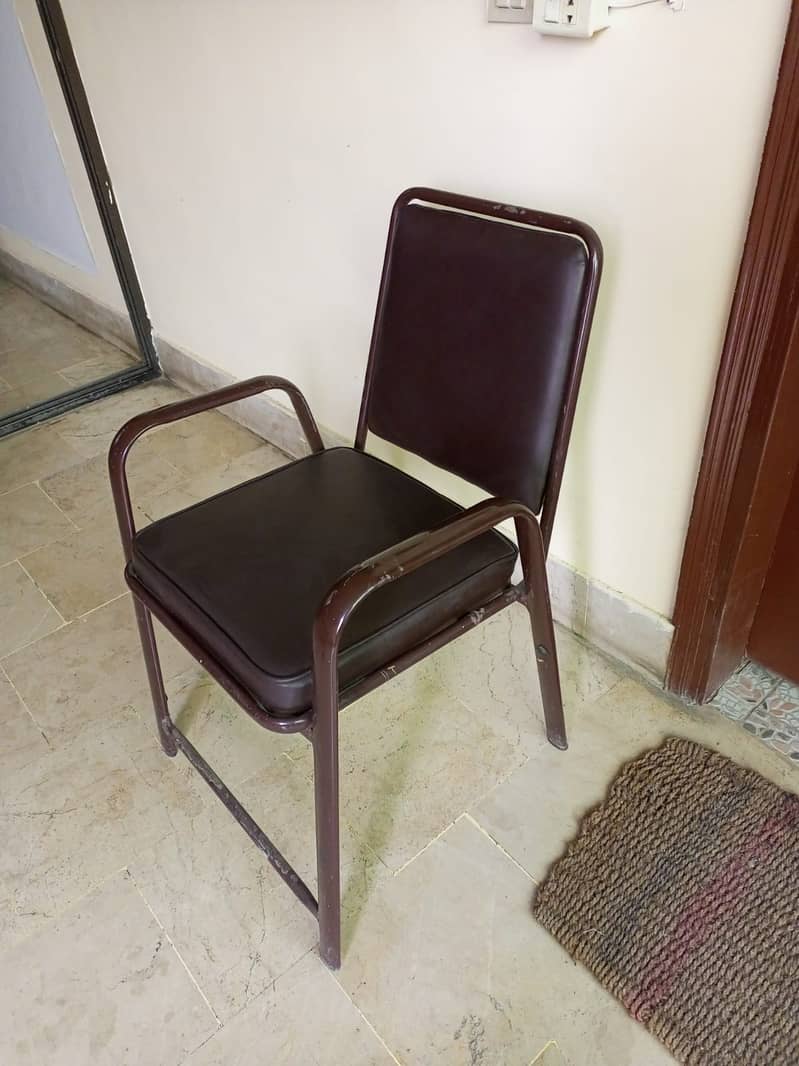 Solid Iron Chairs 1