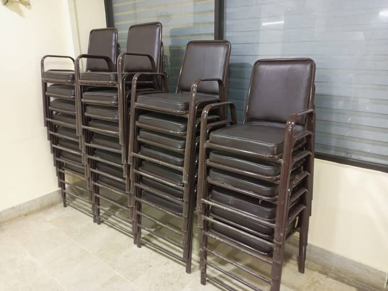 Solid Iron Chairs 4