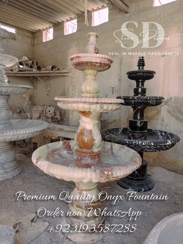 Marble Outdoor fountain / onyx fountain / Water Fountain /  fountain 2