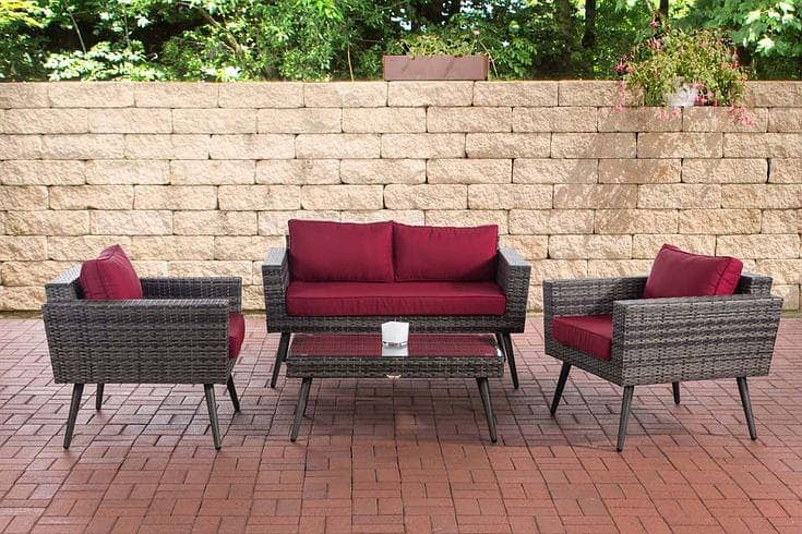 Outdoor Garden Chairs/Rattan sofa set/Roop sofa set/UPVC chairs 7