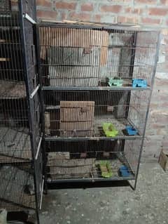 bird cage for sell 1 cage 6 porition