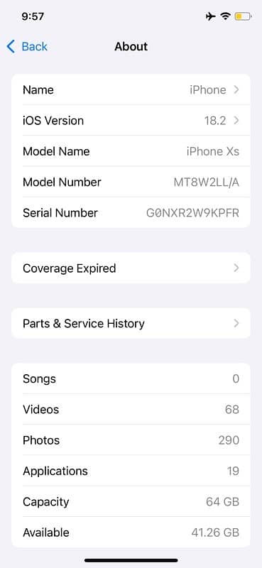 Iphone XS Air Tight Original Factory unlock exchange possible 5