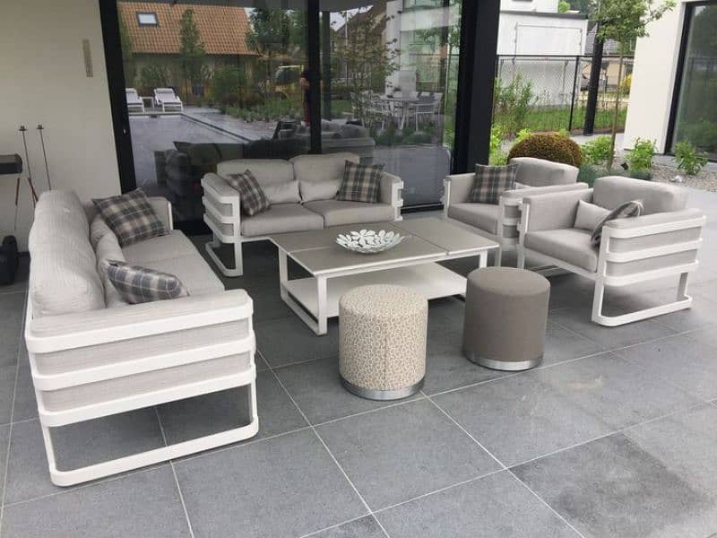 Garden chairs/rattan sofa sets/dining tables/UPVC outdoor furniture 15