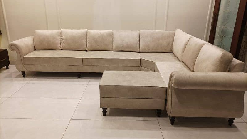 Leather Velvet New Sofa Set for Sale - 0303-5325248 4