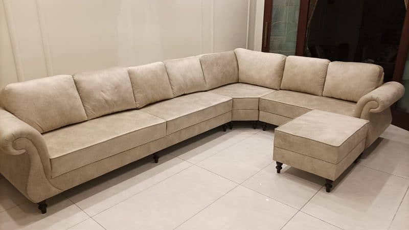 Leather Velvet New Sofa Set for Sale - 0303-5325248 5