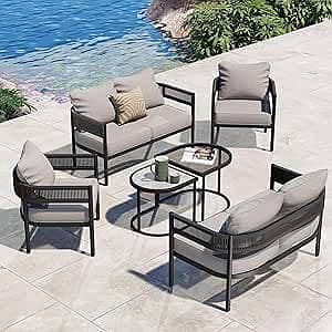 sofa set/iron sofa/4 seater sofa set/iron furniture/outdoor chairs 5