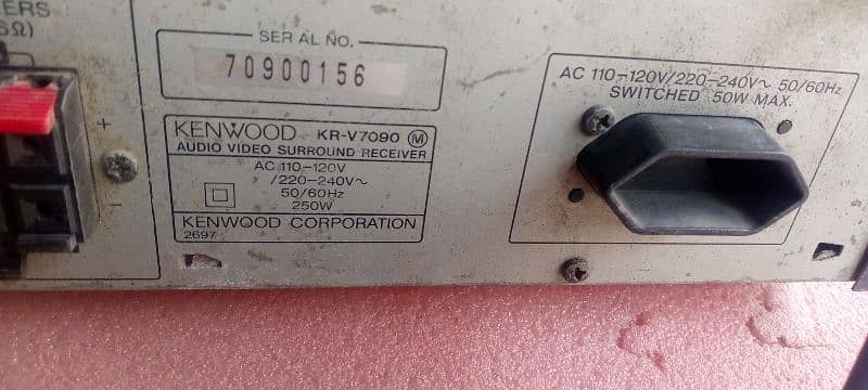 kenwood amplifier japani run condition 250w 2