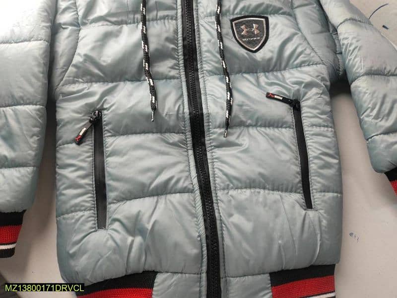 1 PC boys stitched parachute puffer jacket 2