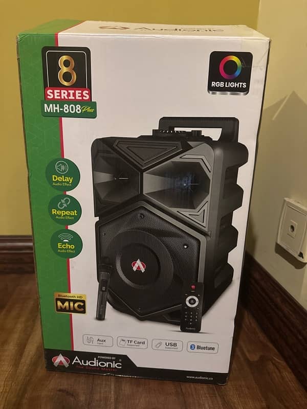 audionic series 8 mg-808 plus mehfil with wireless hd mic 0